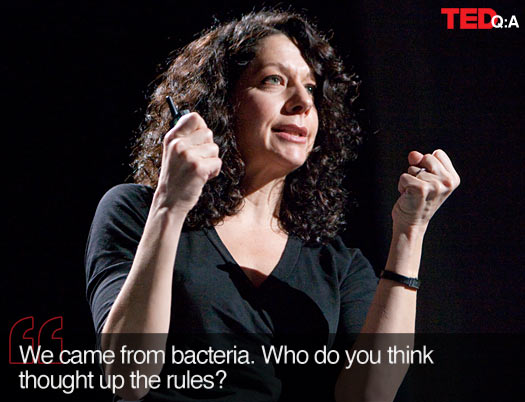 Bonnie Bassler: We came from bacteria. Who do you think thought up the rules?