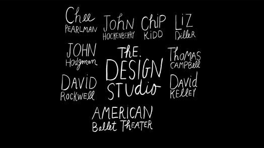 Design Studio Title Card. By Maira Kalman