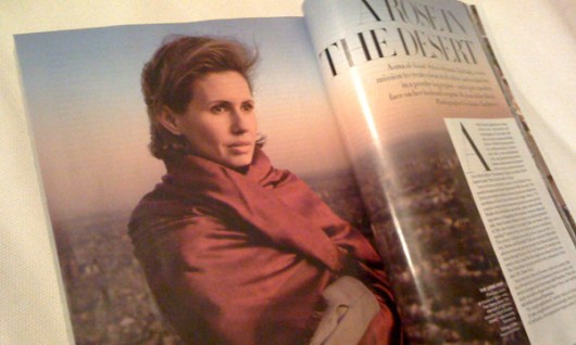 Asma al-Assad in Vogue