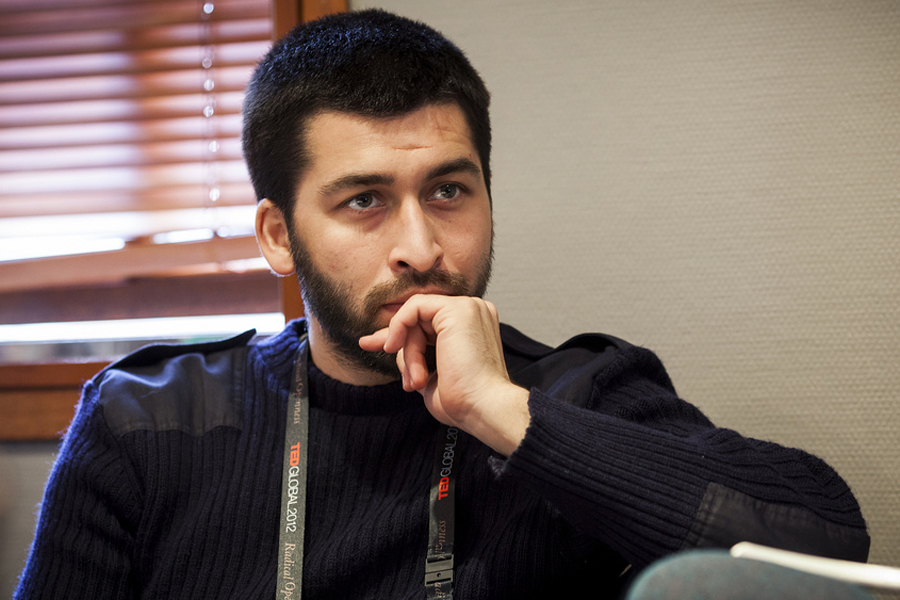 Cesar Harada, deep in thought at TED2014. Photo: Ryan Lash