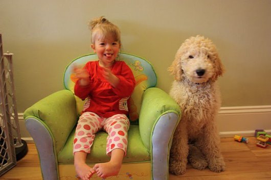 Maya Nieder with dog Parker