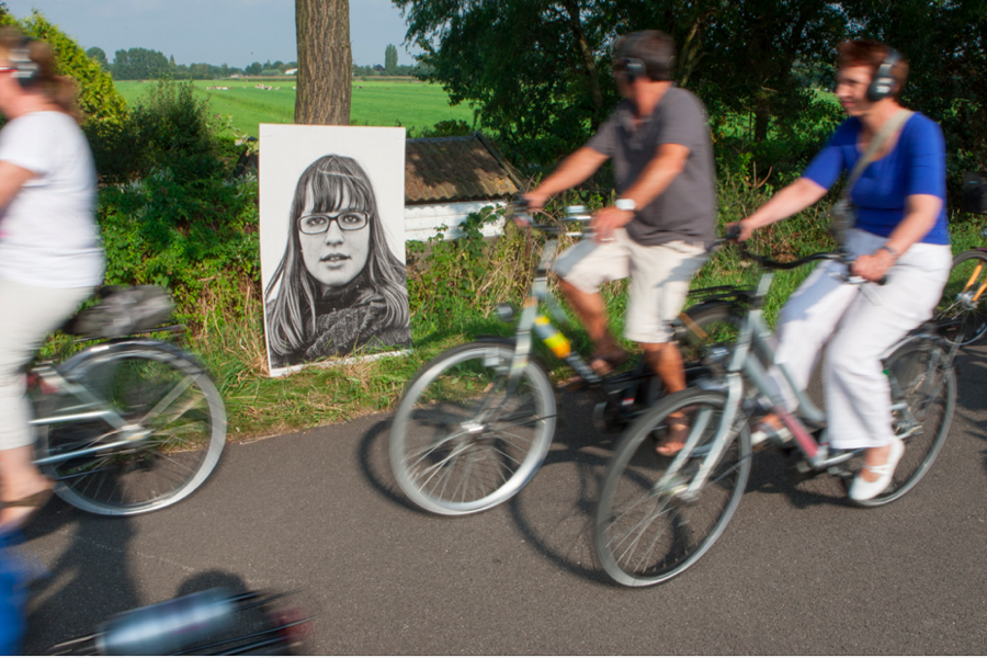 Cyclists in Utrecht, Germany, began this initiative to share the stories of young bike-riders. 