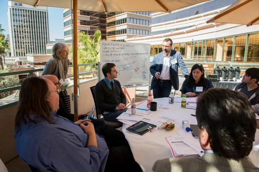 A scene from the Knight Foundation / TED workshop on Sunday, February 24, 2013. Photo: Michael Brands