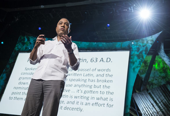 John McWhorter asks us to think of texting less as "written language" and more as "fingered speech." Photo: James Duncan Davidson