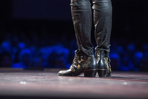Nilofer Merchant's boots at TED2013 were certainly made for walking. Photo: James Duncan Davidson