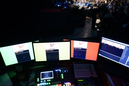 Backstage at TEDxCERN