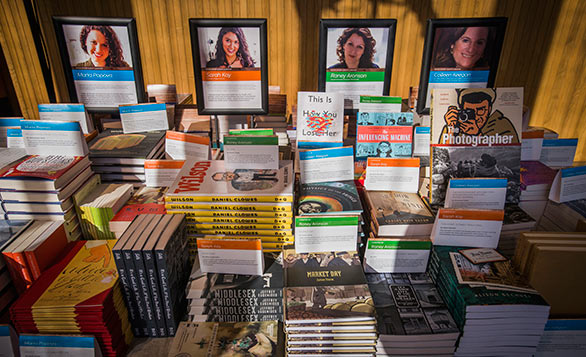 A look at the famous TED Bookstore at TED2013. Photo: Michael Brands