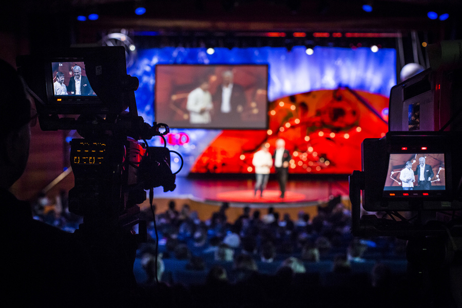 A peek behind the TEDGlobal camera. Photo: Ryan Lash