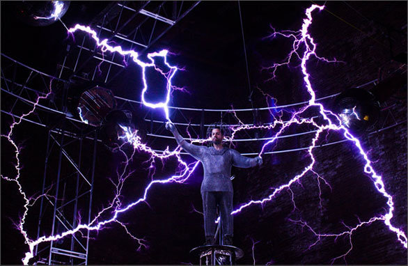 David Blaine's latest stunt is called "Electrified." Photo: Courtesy of David Blaine