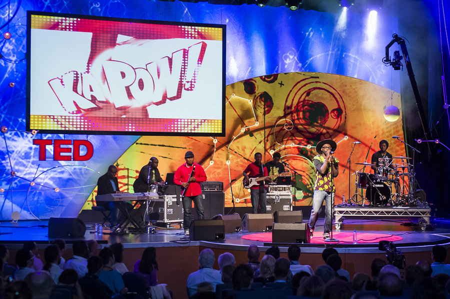 Just a Band, who created what many call Africa's first viral video, rock TEDGlobal. Photo: James Duncan Davidson