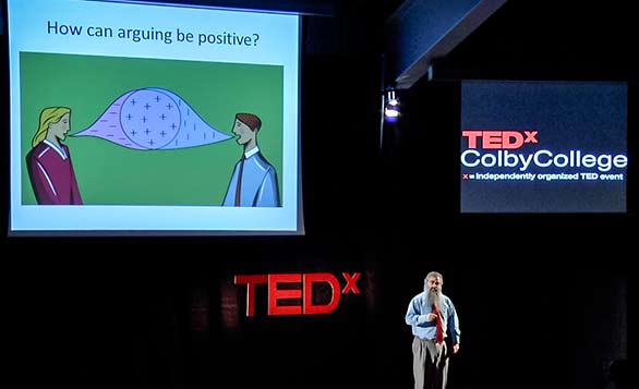 Daniel H. Cohen talks about the subtleties of arguing at TEDxColbyCollege.
