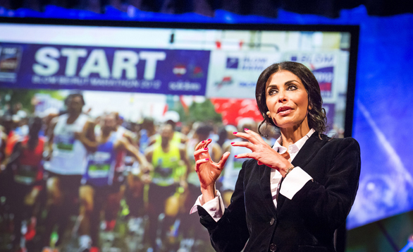 May El-Khalil spoke on the power of marathons at TEDGlobal 2013. Her talk inspired me to get back to my life as a marathoner. Photo: James Duncan Davidson