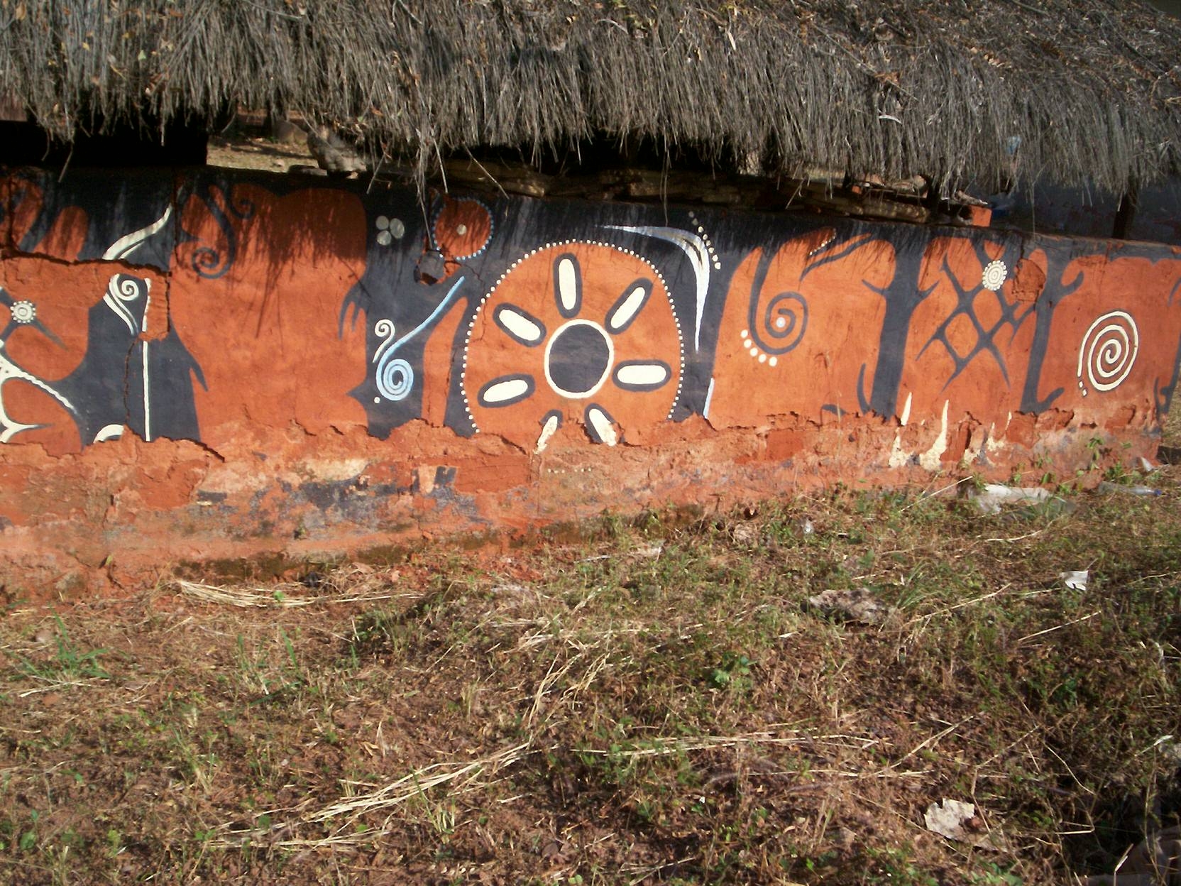 A typical ancient wall painting in parts of southeastern Nigeria, which could be portraying astronomical information. Photo: Johnson Urama