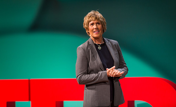 Diana Nyad brought down the house at TEDWomen, telling the story of how she completed a record-breaking swim at age 64. Photo: Marla Aufmuth