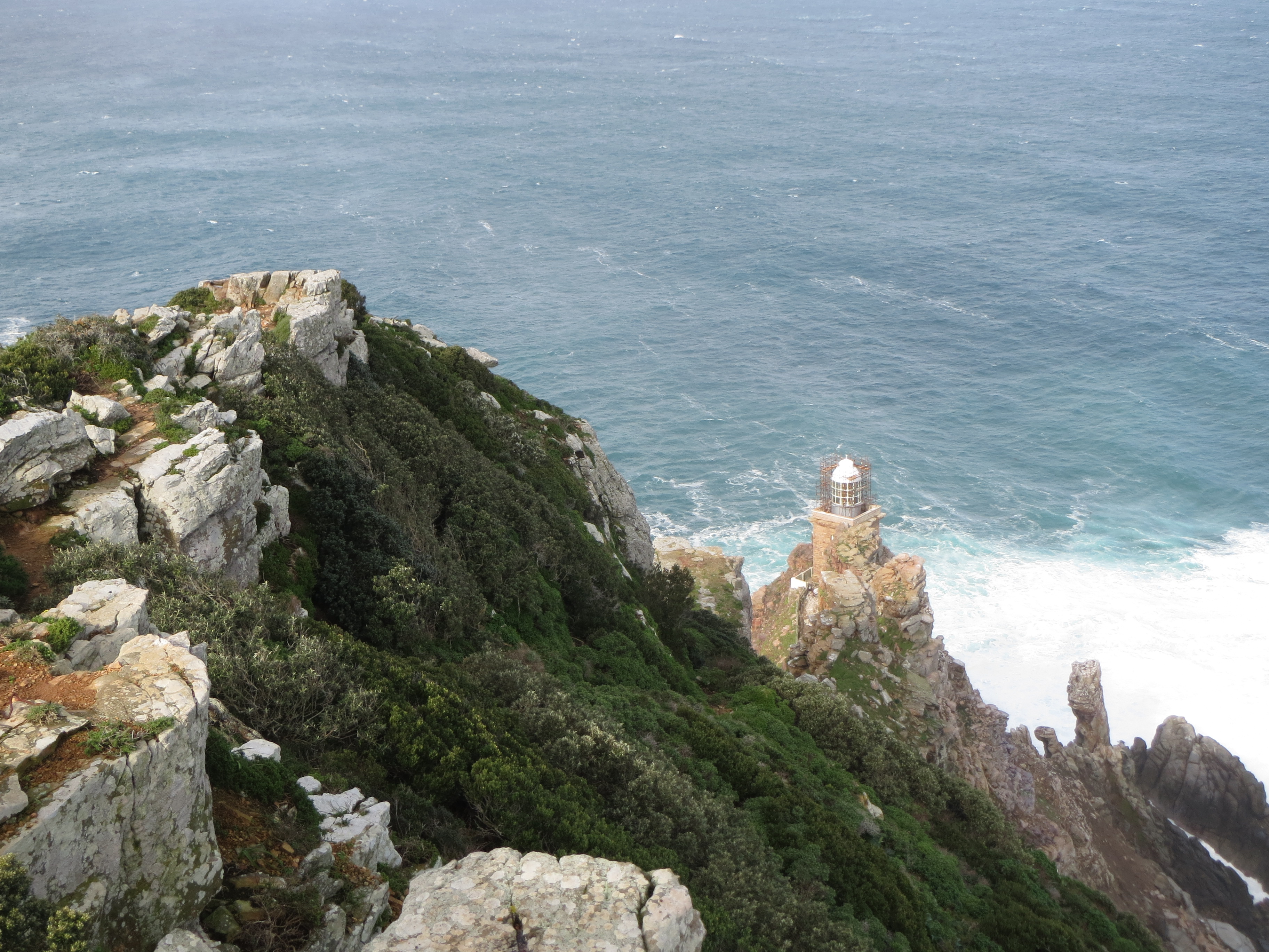 View from the cliff, Cape Point, South Africa. Photo: Francis de los Reyes (after liquid discharge) 