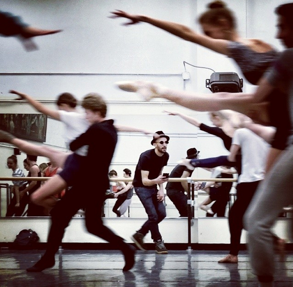 JR tries his hand at choreography. Photo: JR via Instagram