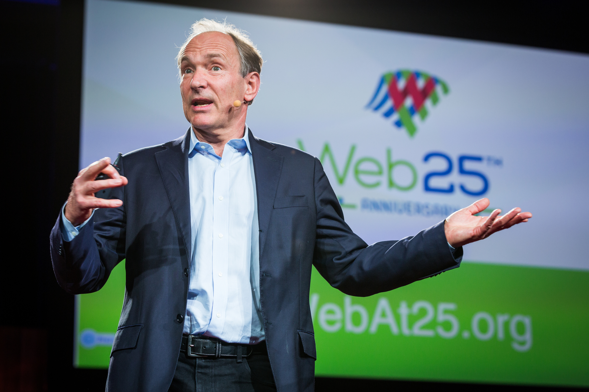 Sir Tim Berners-Lee. Photo: Bret Hartman