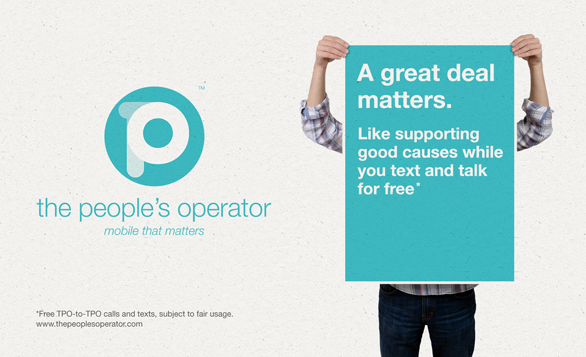 Wales' latest venture is The People's Operator, a telephone company that doesn't advertise and gives 10% of each customer's bill to a cause of their choice.