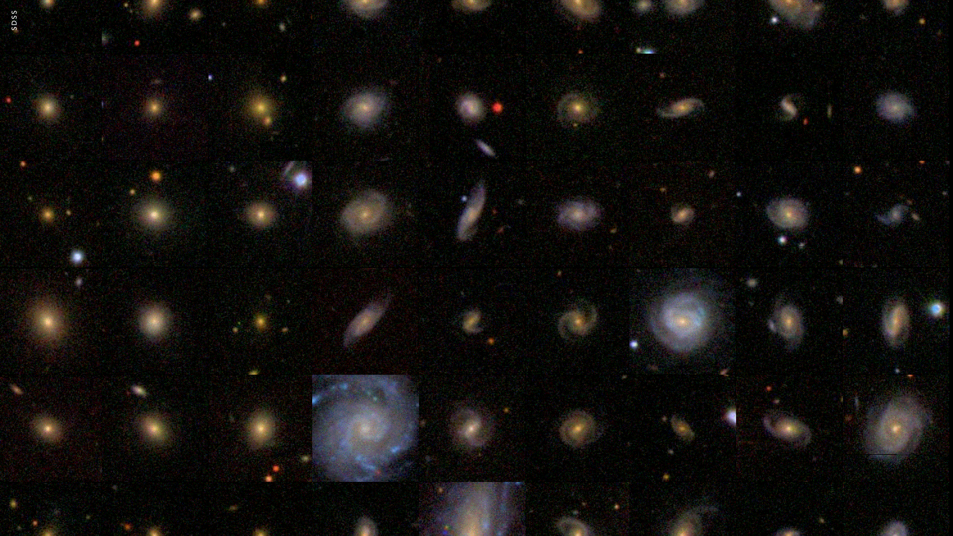 Examples of the different types of galaxies Zooniverse volunteers help categorize. Image: GalaxyZoo.org