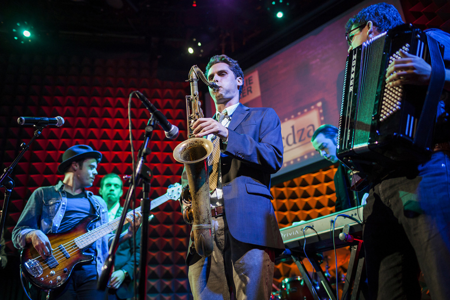CDZA takes the audience on a time machine trip through musical history at TED@NYC in 2013. Photo: Ryan Lash
