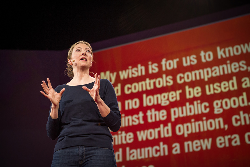 Charmain Gooch made a bold wish at TED2014—that we end the practice of anonymous companies. Here, she talks about the campaign three months in and responds to criticisms of it. Photo: James Duncan Davidson