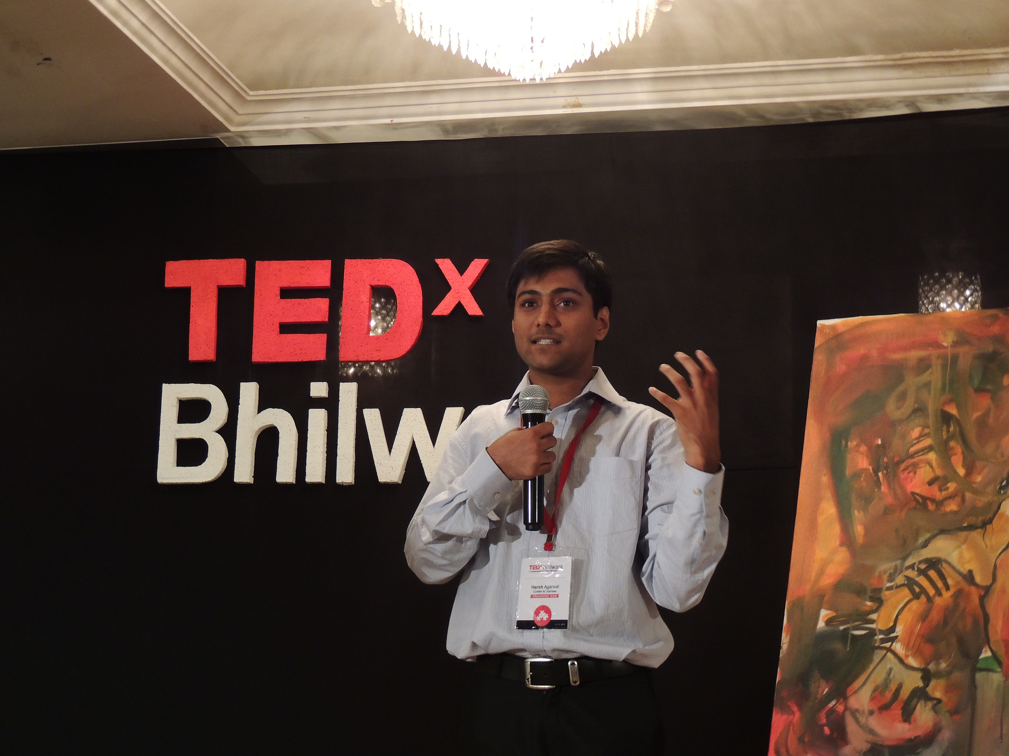 Harsh Agrwal is the organizer of TEDxBhilwara, which he hopes proves that his city is more than a textile hub. Photo: Daksh Baheti