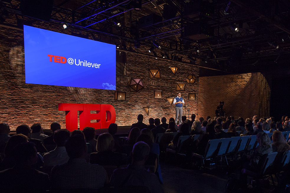 The stage at TED@Unilever. Photo: Ryan Lash