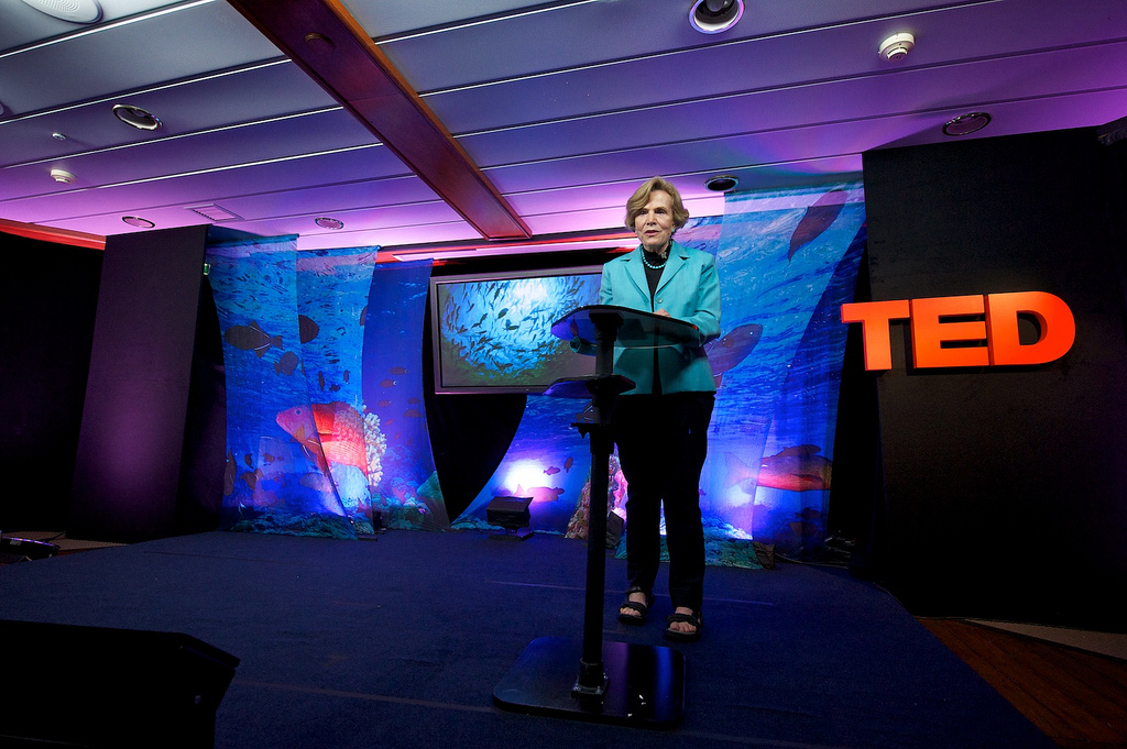 Sylvia Earle hosted TED sessions focused on the health of the oceans aboard the Mission Blue Voyage in the Galapagos. Photo: James Duncan Davidson/TED