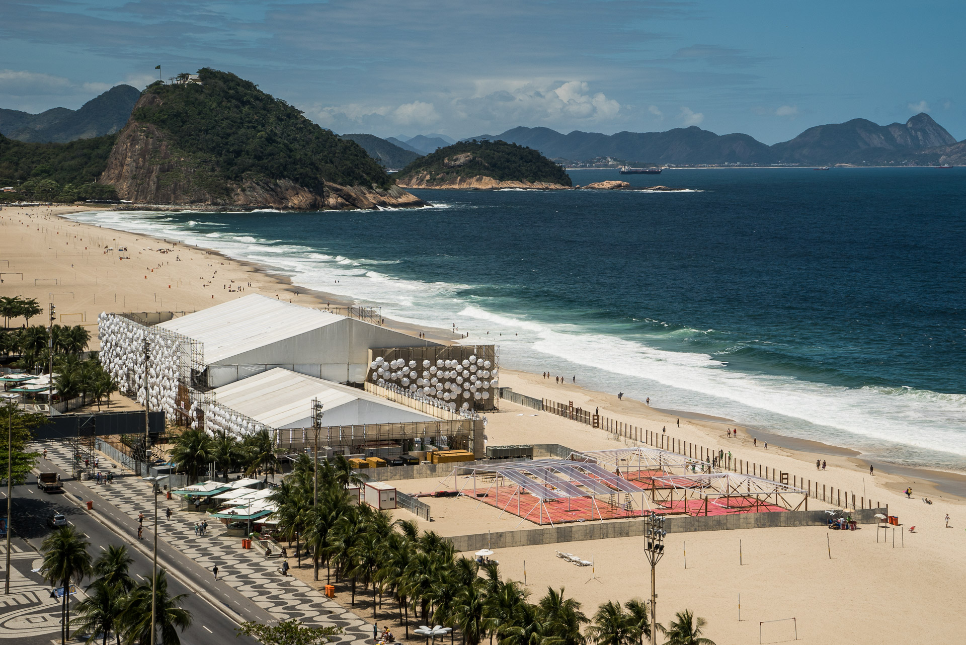 A first look at the beachside theater, built especially for TEDGlobal 2014. Photo: James Duncan Davidson
