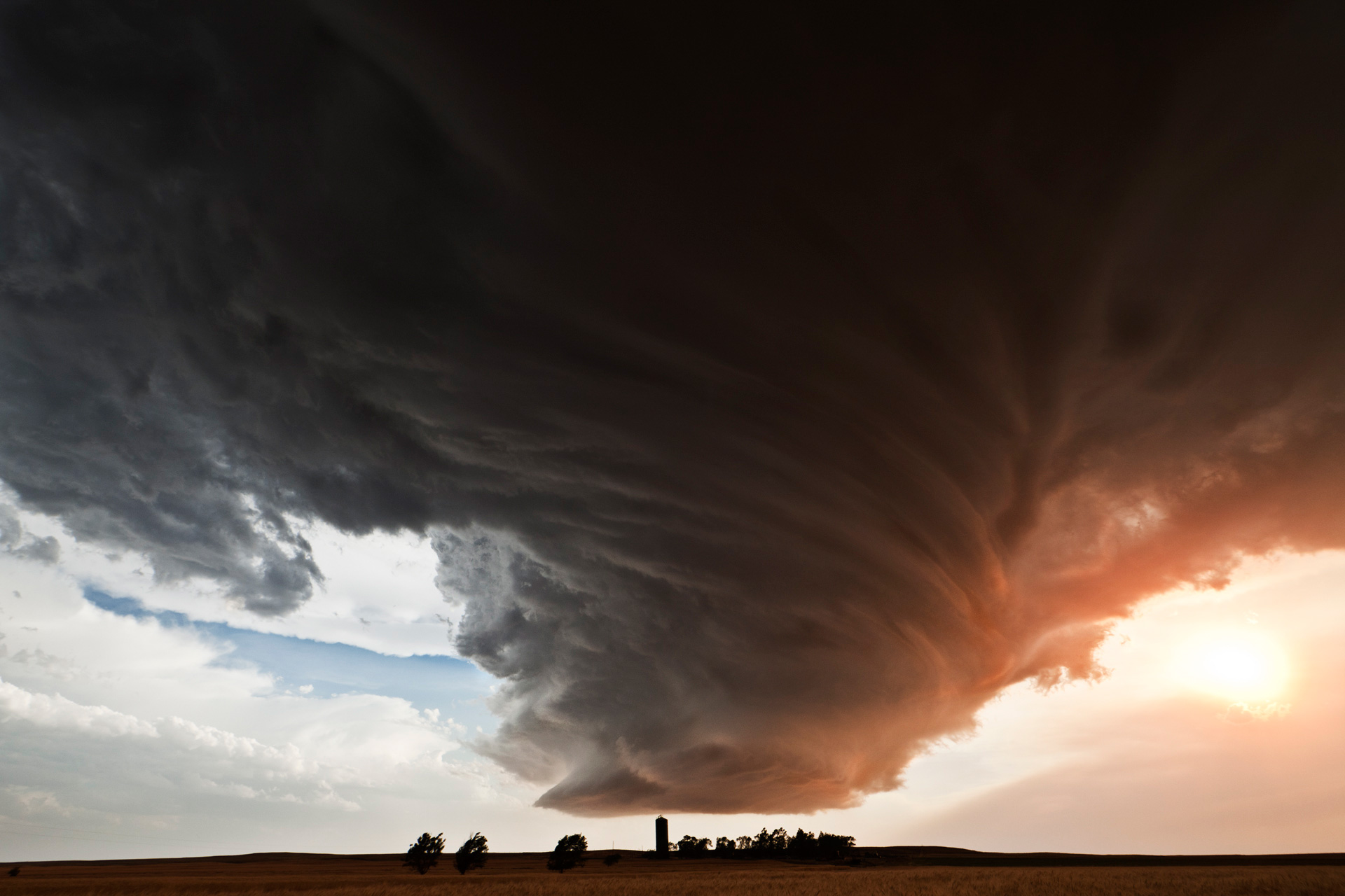 The Lovely Monster Over the Farm, Lodgepole, NE, 22 June 2012 19:15CST / Photo: Camille Seaman