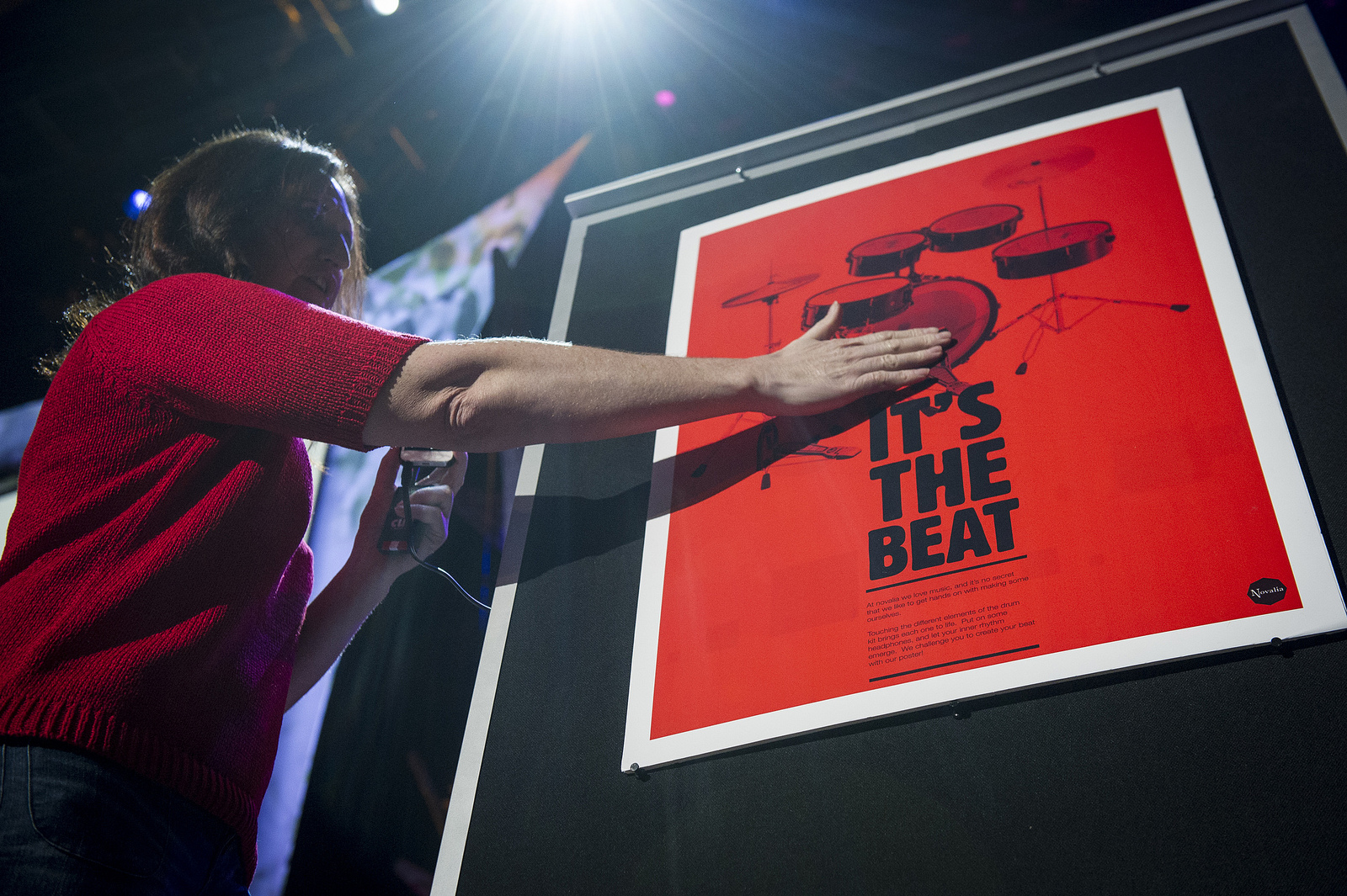 Technologist Kate Stone creates posters that you can play—as in, they actually make music. Here's the story of how she ended up on the TED stage. Photo: James Duncan Davidson