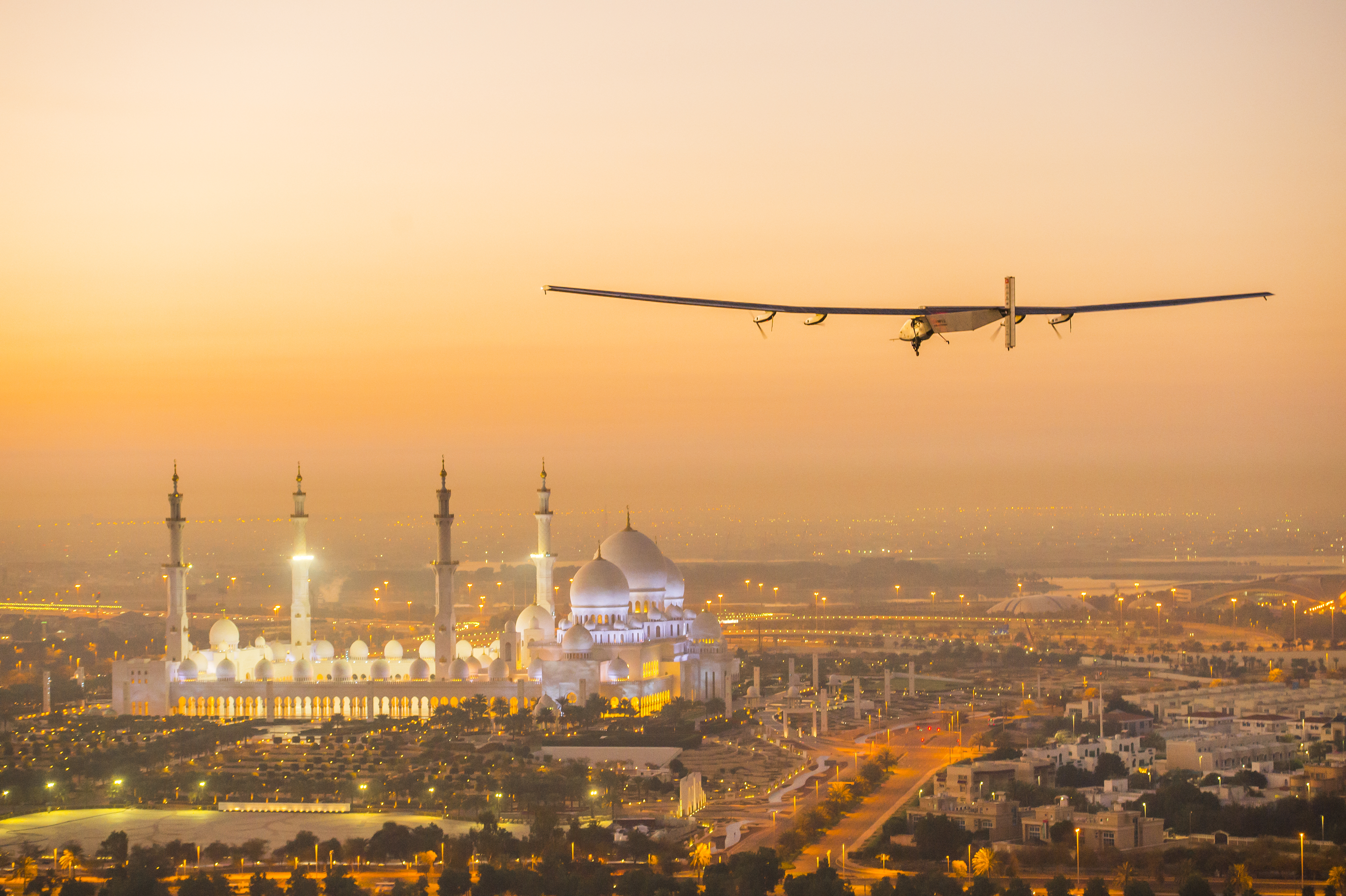 Bertrand Piccard's Solar Impulse 2 takes off from Abu Dhabi