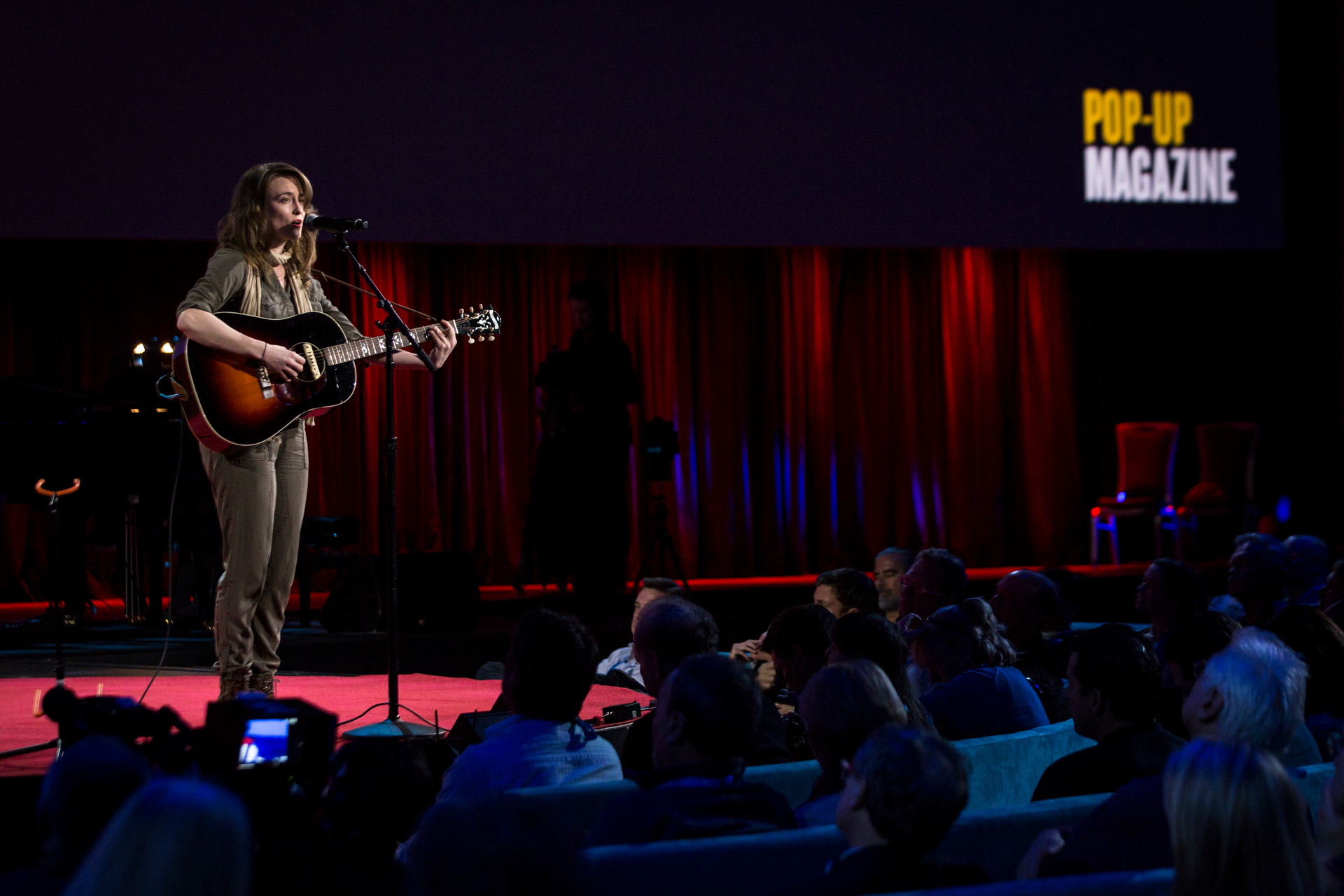 Dawn Landes performs at TED2015 - Truth and Dare, Session 8. Photo: Bret Hartman/TED