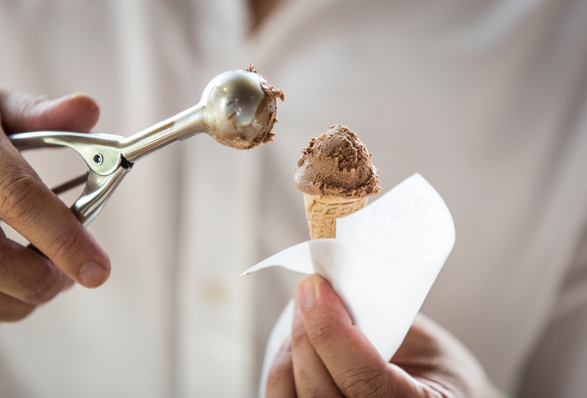 One of the treats at TED2015? Miniature ice cream cones. Photo: Ryan Lash/TED