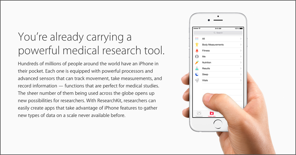 Apple's ResearchKit