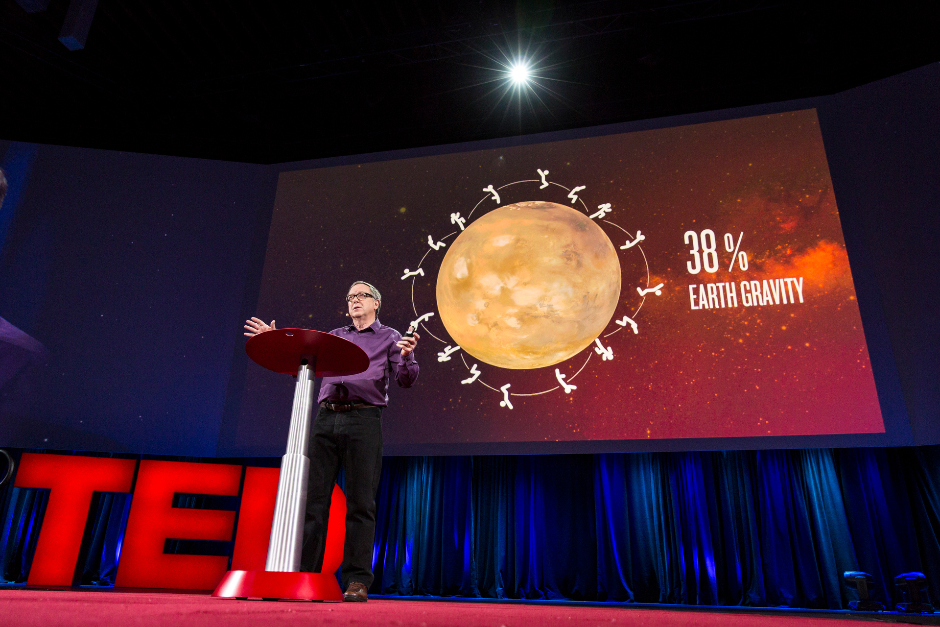 Stephen Patranek speaks at TED2015 - Truth and Dare, Session 4. Photo: Bret Hartman/TED
