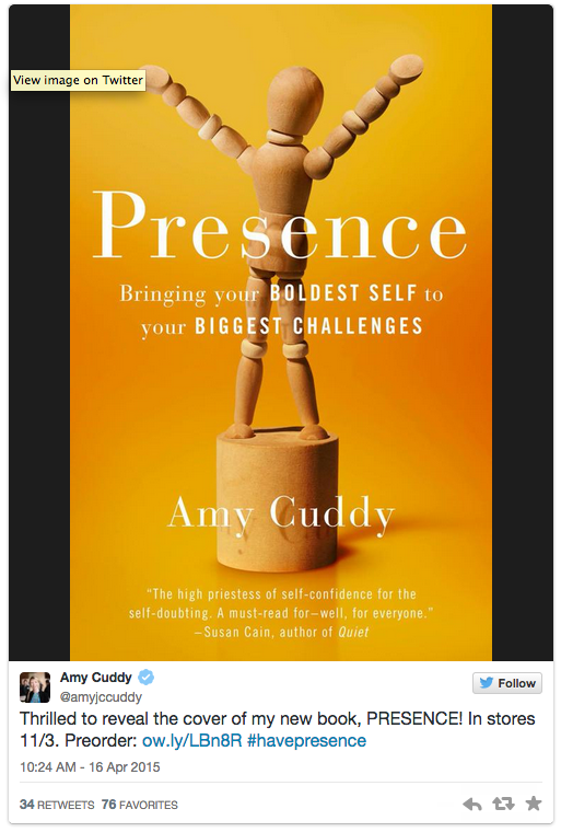 Amy Cuddy tweet