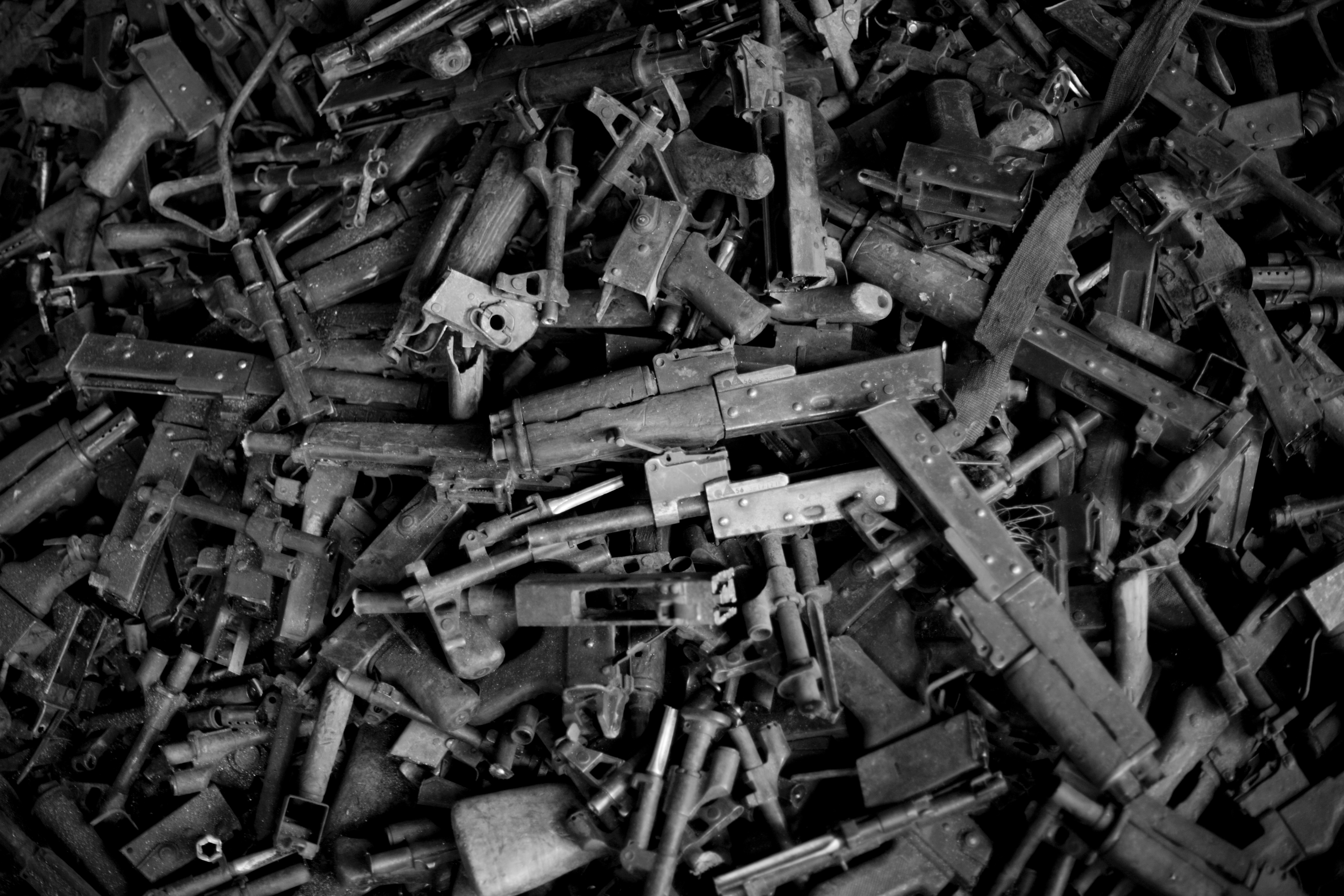 A stockpile of weapons. Photo: Moises Saman