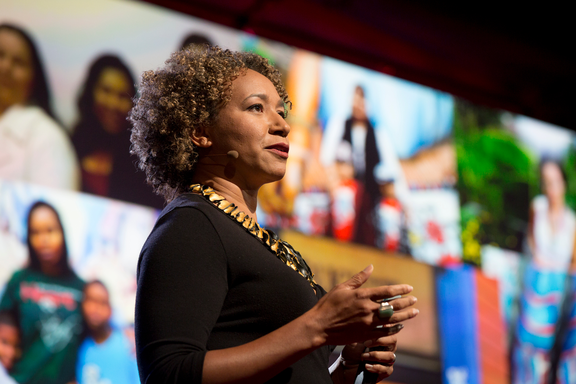 Mia Birdsong speaks at TEDWomen2015 - Momentum, Session 5, May 28, 2015, Monterey Conference Center, Monterey, California, USA. Photo: Marla Aufmuth/TED