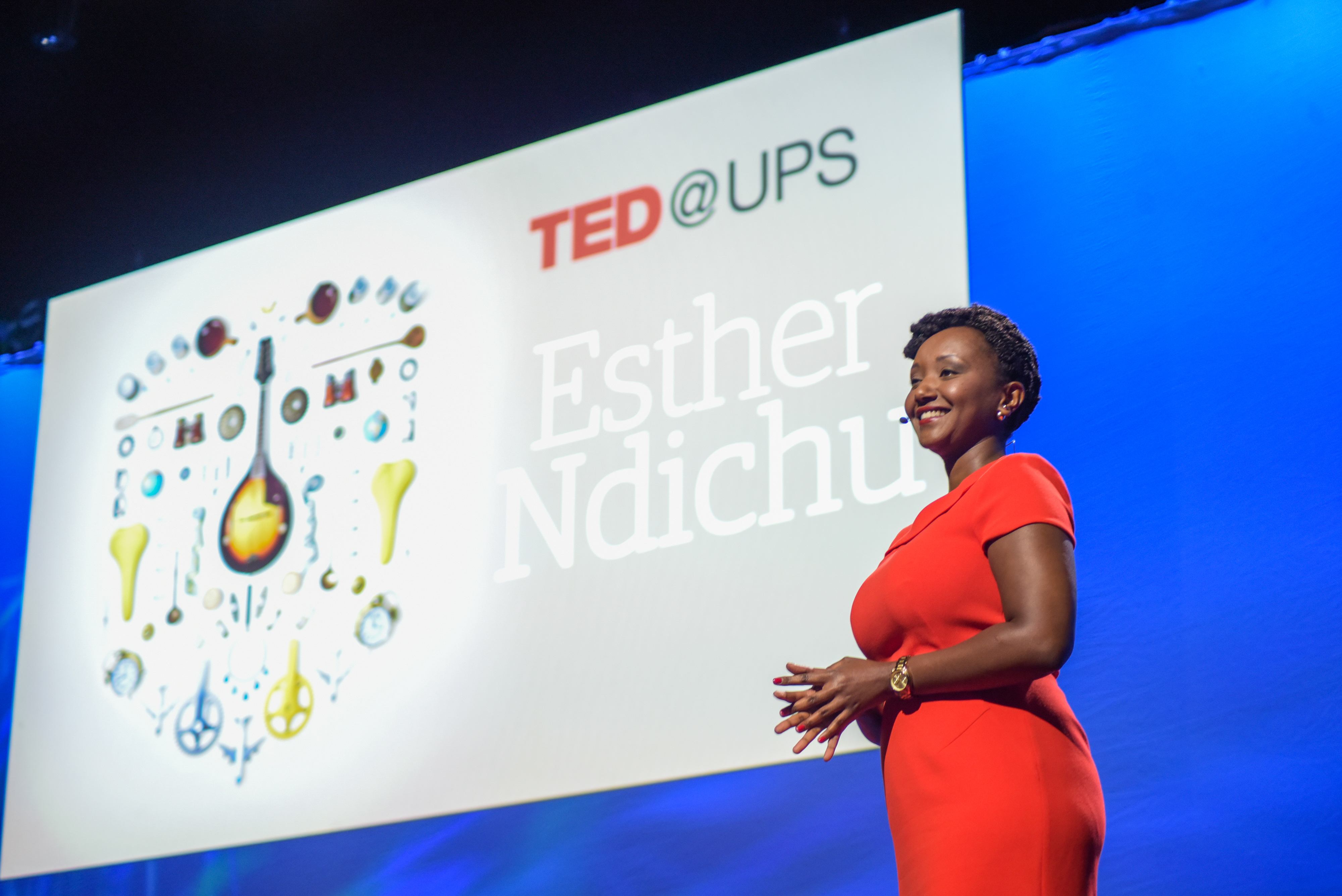 Could facial recognition software help make sure that food gets to refugees? Esther Ndichu shares how little tweaks to the food supply chain, from packaging that better keeps out water, to automatic recognition at refugee camps rather than waiting on line to show a card could mean less food goes to waste. Photo: Mark Tioxon/TED
