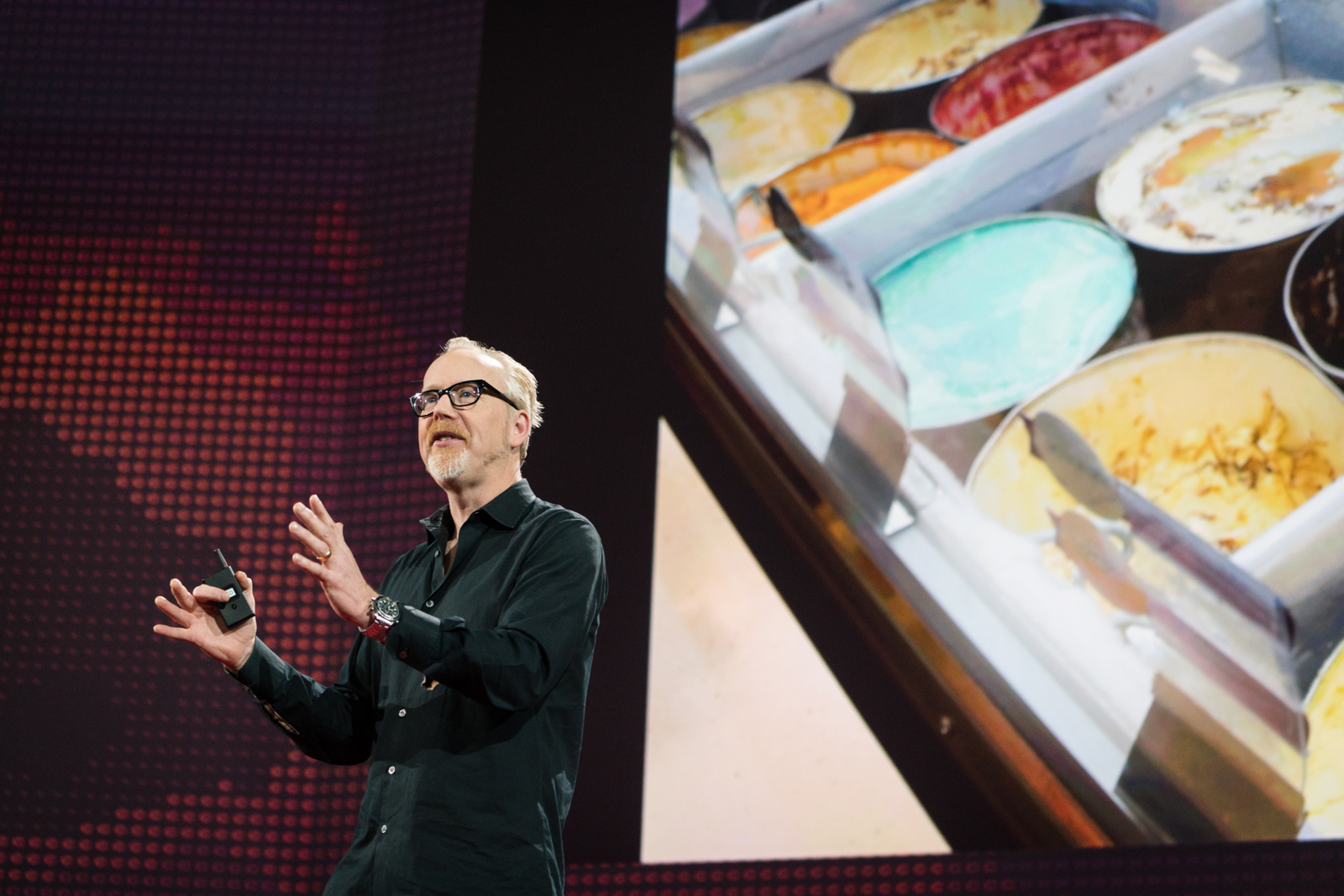 Adam Savage speaks at TED2016 - Dream, February 15-19, 2016, Vancouver Convention Center, Vancouver, Canada. Photo: Bret Hartman / TED
