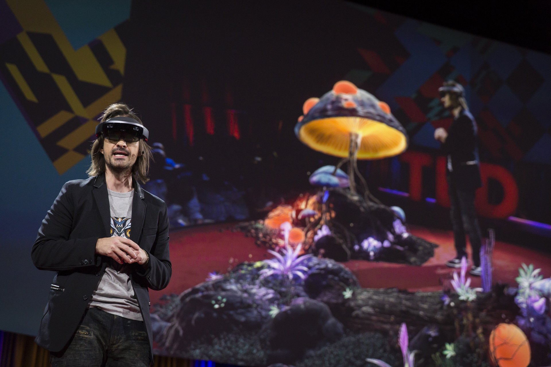 Alex Kipman speaks at TED2016 - Dream, February 15-19, 2016, Vancouver Convention Center, Vancouver, Canada. Photo: Bret Hartman / TED
