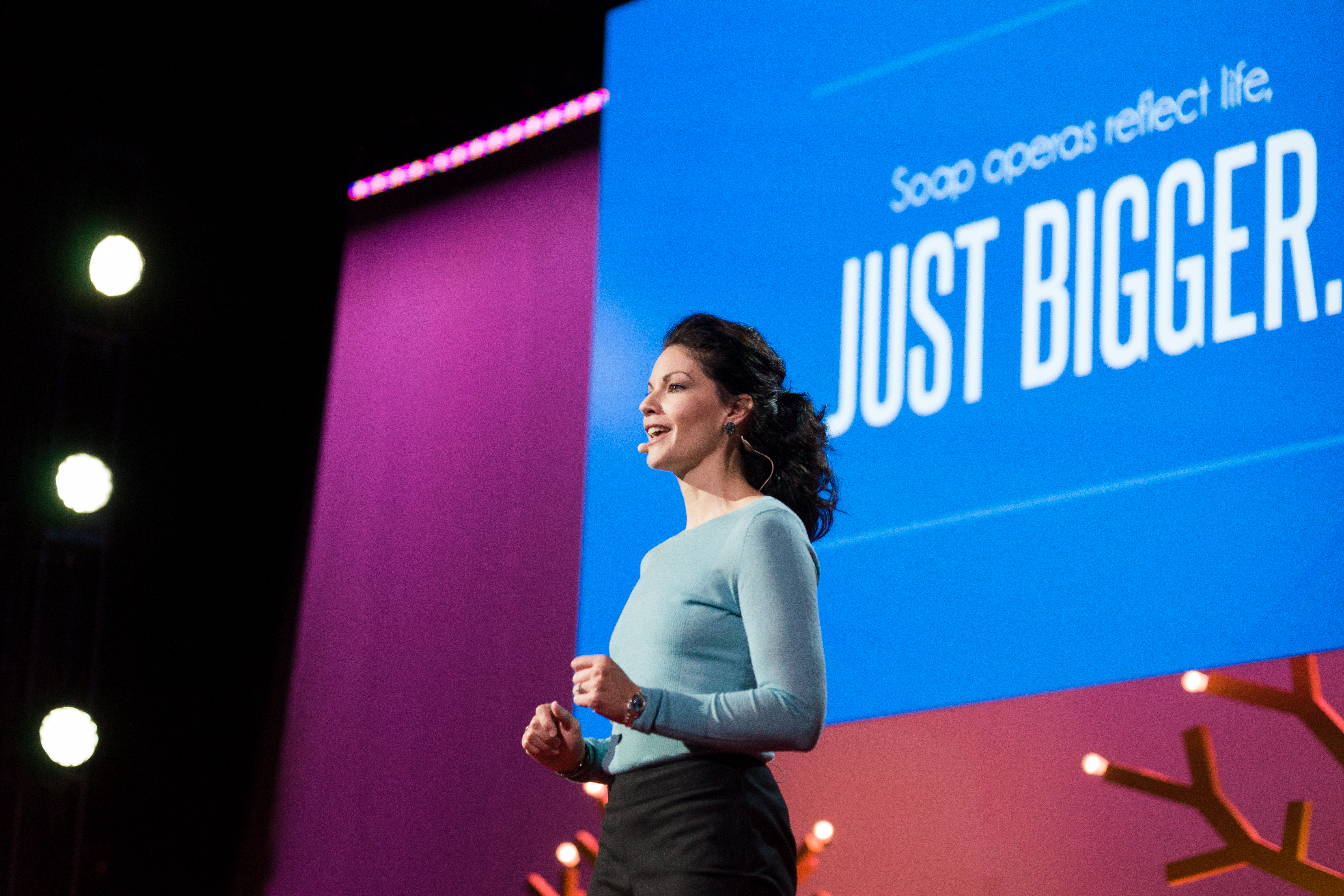Kate Adams speaks at TED@UPS - September 15, 2016 at SCADshow, Atlanta, Georgia. Photo: Jason Hales / TED