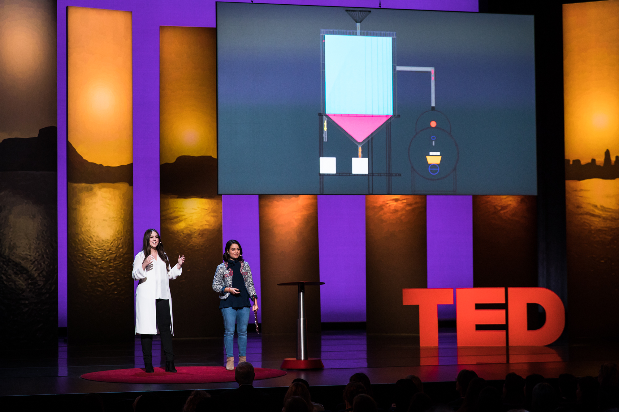 Anela Arifi and Ilda Ismaili at TEDWomen 2016 - It's About Time, October 26-28, 2016, Yerba Buena Centre for the Arts, San Francisco, California. Photo: Marla Aufmuth / TED