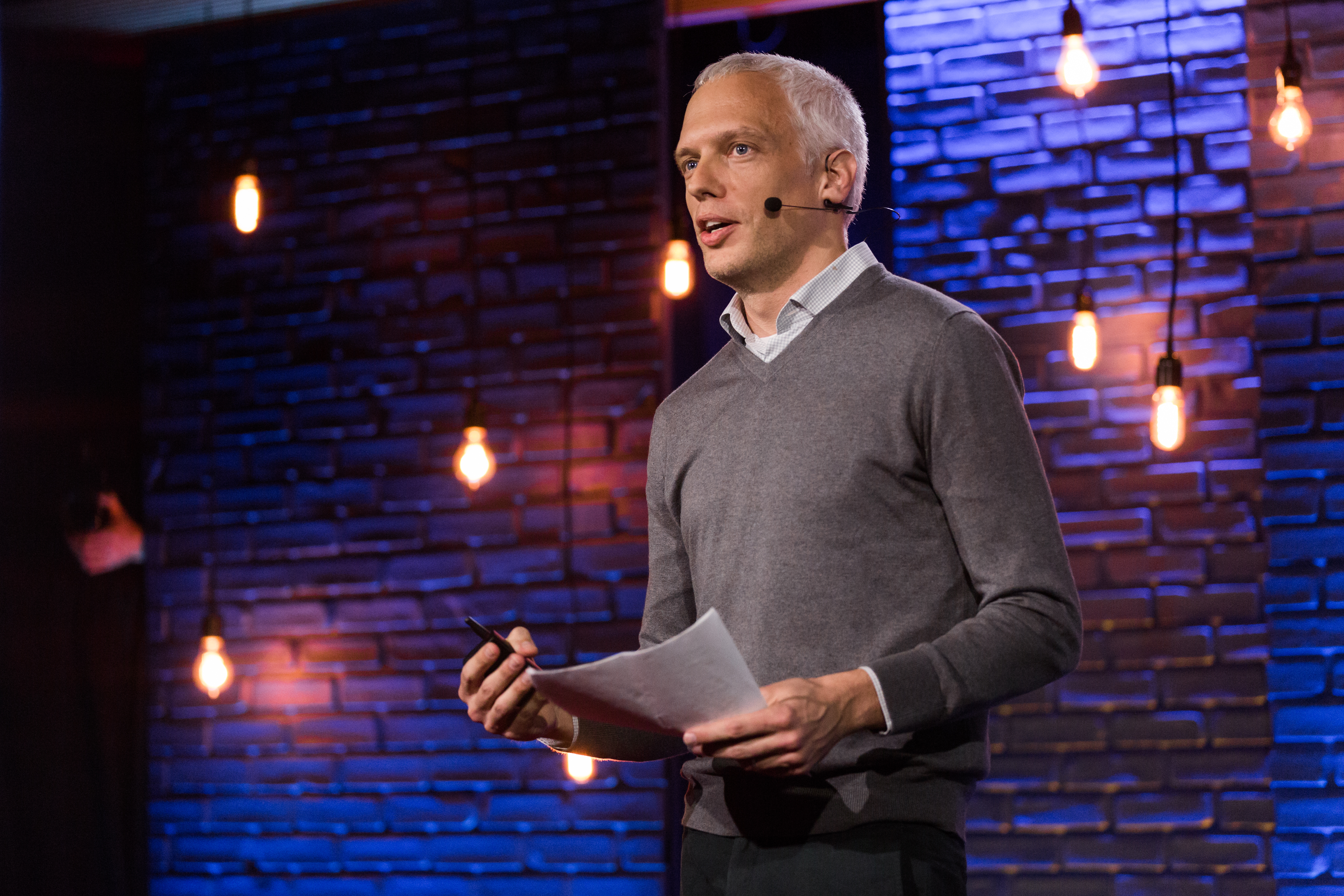 Ryan Gravel speaks at TEDNYC -What Drives Us, October 5, 2016, New York, NY. Photo: Ryan Lash / TED
