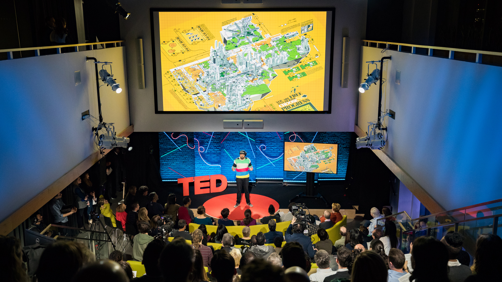 Olalekan Jeyifous speaks at TED Talent Search 2017 - Ideas Search, January 26, 2017, New York, NY. Photo: Anyssa Samari / TED