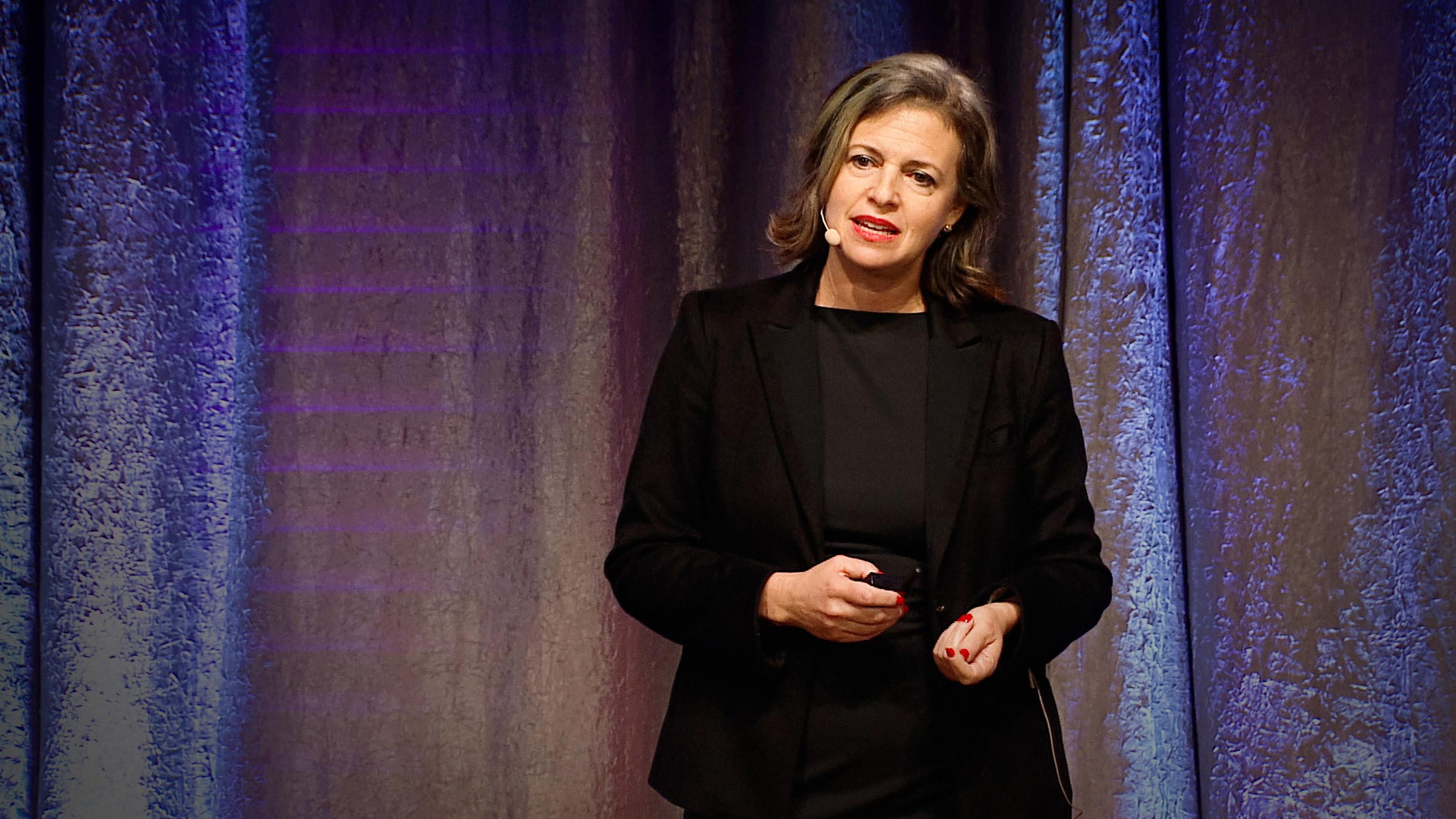 Jennifer Granick speaking at TEDxStandford. 