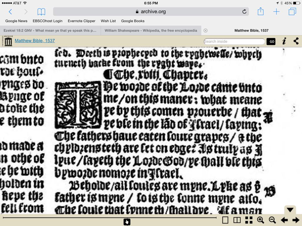 A screen capture from the 1537 Matthew Bible, via archive.org.