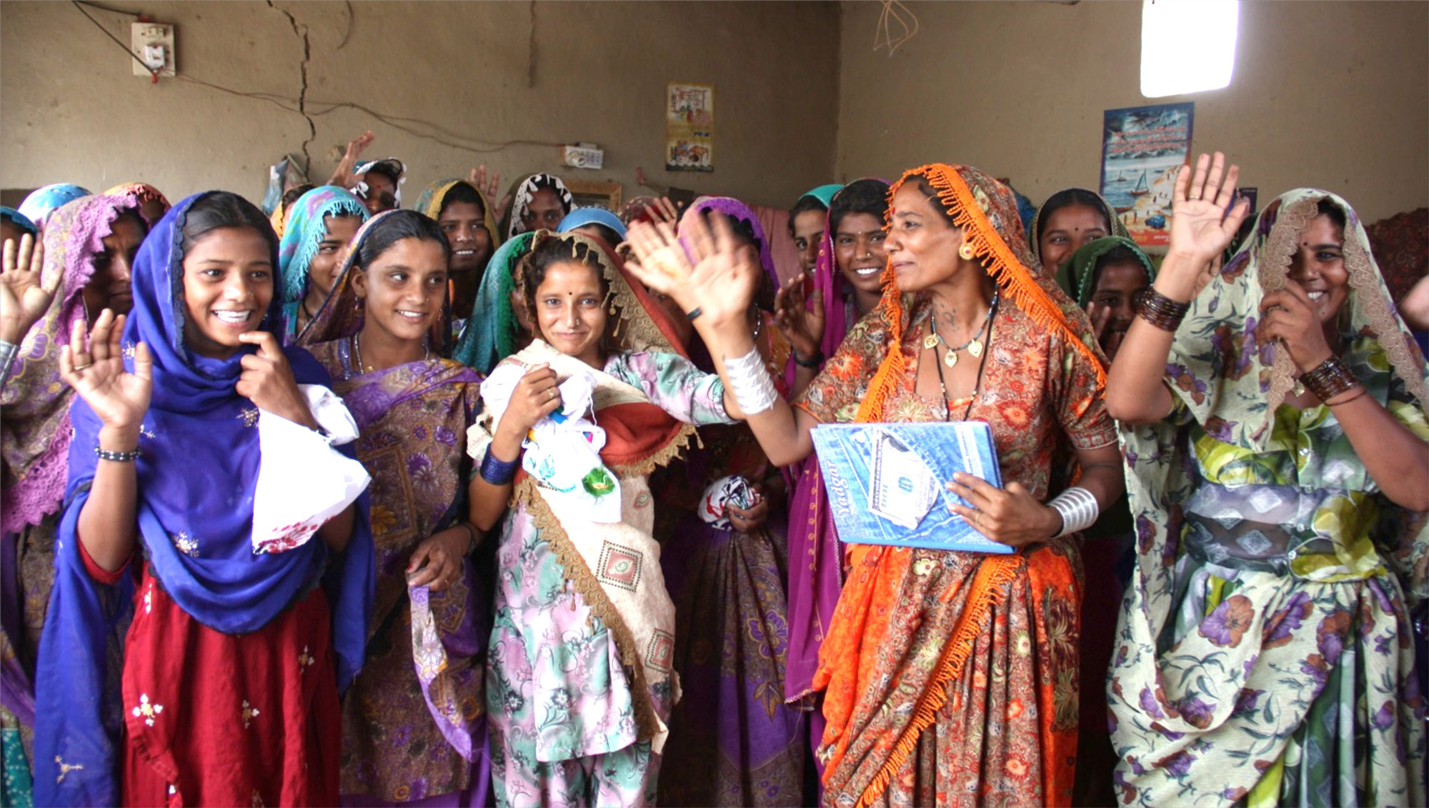 Women at the Zughar Center in Umerkot, Pakistan.