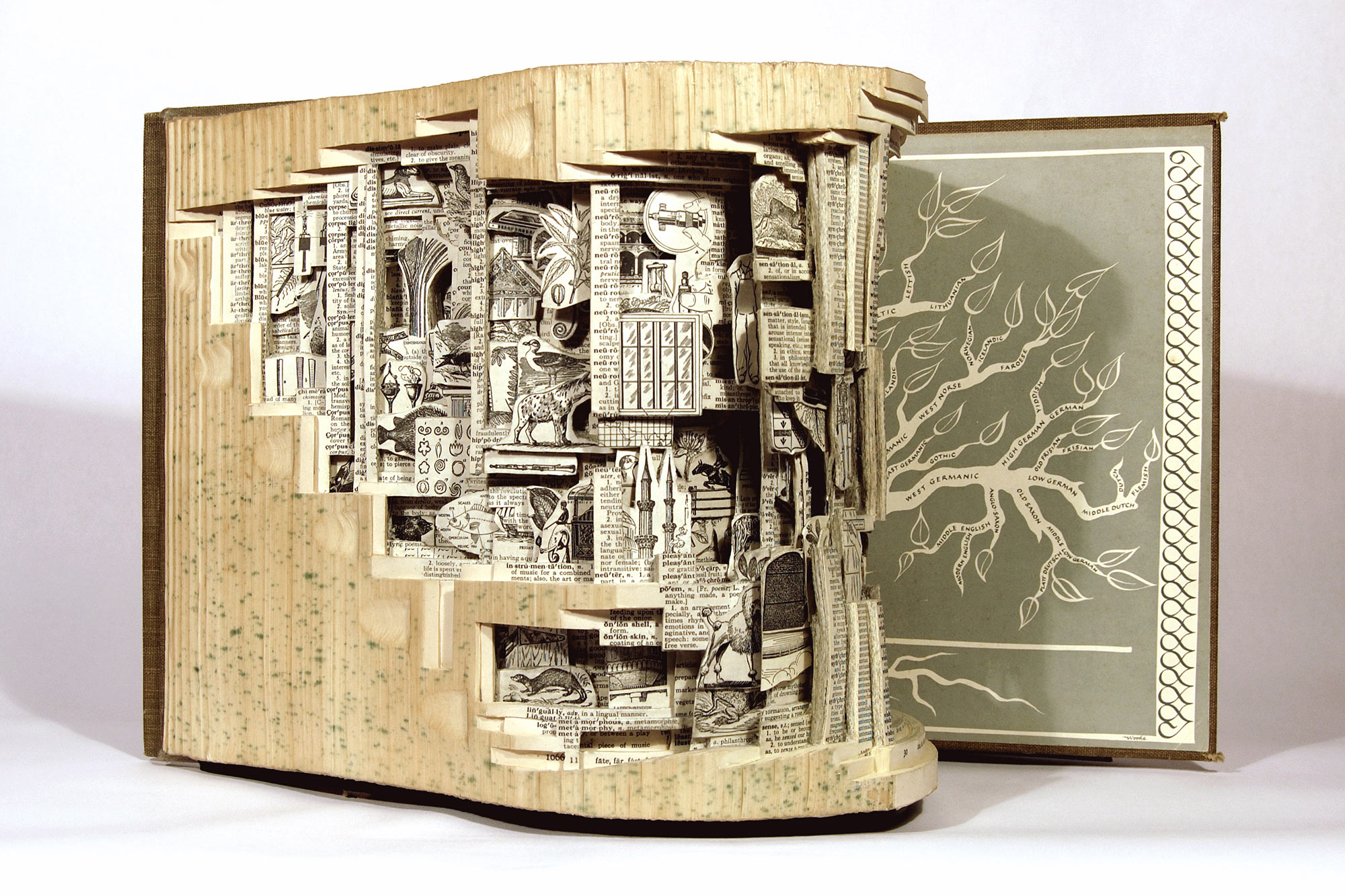 Gallery: New art carved from old books